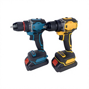 Perceuse à percussion sans fil professionnelle 21V sans balais, 2500 tr/min, avec 2 batteries au lithium pour la construction (vente en gros) - Product Image 1