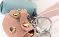 Faux cuir porte-monnaie porte-clés porte-monnaie en cuir Mini sac de rangement suspendu décoration créatif porte-clés pendentif petits cadeaux