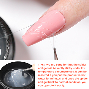 BORN PRETTY Gel de Escultura 3D Semisólido para Uñas, Gel Elástico Transparente para Dibujar y Líneas, Polvo Cromado - Product Image 6