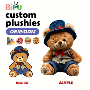 Fabricant OEM de jouets en peluche, jouets en peluche personnalisés avec rembourrage en coton PP, jouets en peluche super doux de 20 cm pour machine à griffes - Product Image 2