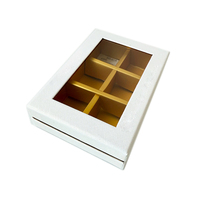 Maßgefertigte Luxus 6-teilige 30-Stück Pralinen-Geschenkbox Premium-Qualität Süßigkeiten-Set für Geschenkverpackung