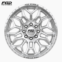 Jantes forgées FGD 24 26 28 30 pouces à rayons en H, motif multi-vis, 28*16, en alliage forgé pour RAM 2500 / 3500 HD