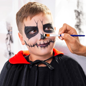 <span class=keywords><strong>Peinture</strong></span> corporelle noire et <span class=keywords><strong>blanche</strong></span> à base d'eau pour le maquillage d'Halloween - Product Image 6