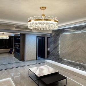 Lampadario di Cristallo Moderno Minimalista in Stile Francese di Lusso per Soggiorno, <span class=keywords><strong>Sala</strong></span>, <span class=keywords><strong>Sala</strong></span> <span class=keywords><strong>da</strong></span> Pranzo e Villa - Product Image 3