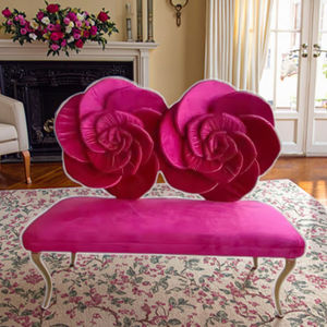 Juego de Sofás de Terciopelo Crema con Patas de Acero Inoxidable de Estilo Moderno, Muebles para Bodas, Decoración del Hogar, Sofá para Eventos y Fiestas para Novios - Product Image 1