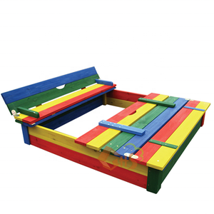Sandbox per bambini in legno Sportbaby Sand Pit con una dimensione di copertura altri giocattoli e strutture per esterni una scatola - Product Image 4