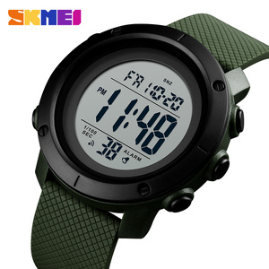 <span class=keywords><strong>Skmei</strong></span> <span class=keywords><strong>1426</strong></span> Montre Digitale de Sport Noire pour Homme Étanche 50 Mètres Style Tendance Multifonction - Product Image 4