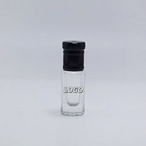 Wholesale 3ml 6ml 12ml Transparent Slender Octagonal Glass Cosmetic <b>Perfume</b> Essential Oil <b>Roller</b> Bottle - Product Image 1