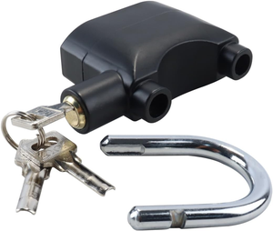 Cerradura de alarma, pestillo de seguridad antirrobo de <span class=keywords><strong>110</strong></span> DB, pestillo <span class=keywords><strong>para</strong></span> motocicleta y bicicleta, cerradura de alarma con sirena de seguridad universal, con 3 llaves - Product Image 2