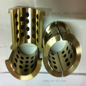 Cojinete Autolubricante de Aleación de Cobre SYB-JZW con Lubricante Sólido Integrado, Construcción Duradera de Latón y Plástico para Diversos Usos - Product Image 1