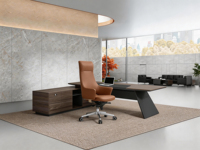 Chaise de bureau ergonomique de luxe moderne en cuir pour cadres, mobilier de bureau moderne, équipement de bureau, tables de bureau