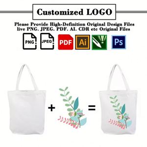 Bolsa de Compras de Lona Orgánica Reutilizable Ecológica con Logotipo Personalizado Impreso, MOQ Bajo - Product Image 2
