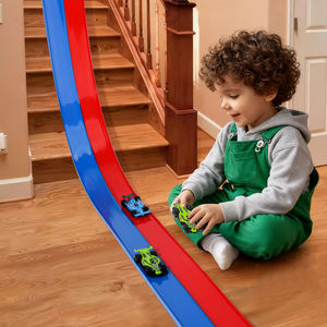 AJB bricolage 360 degrés boucle épissage piste plusieurs formes de pistes véhicule catapulte compétitif un clic catapulte Rail voiture piste jouets - Product Image 5