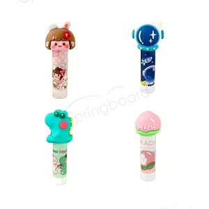 Cute Cartoon Character Clear PVA Glue Stick for Students Portable Size DIY Craft Art Safe and Green Strong Adhesive