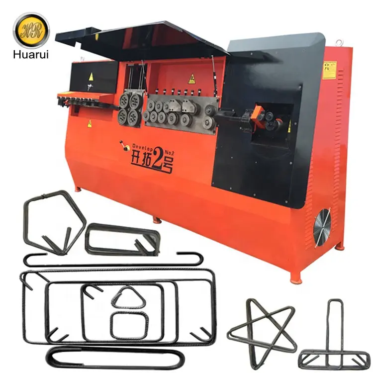 CNC inşaat demiri üzengi bükme makinesi CNC çelik çubuk kesme ve bükme makinesi