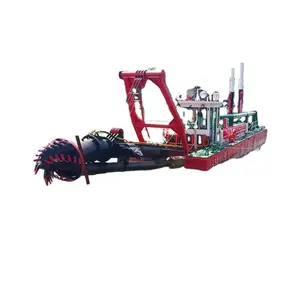 Machine de dragage de sable de drague d'aspiration de coupeur de la capacité CSD300 élevée pour le dragage de canal/port/voie navigable