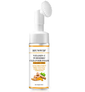 Vente en gros Marque privée Nettoyant en profondeur à base de plantes bio Nettoyant pour le visage coréen <span class=keywords><strong>Mousse</strong></span> nettoyante pour visage Turmetic pour peau grasse - Product Image 2
