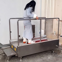 Brosse rotative pour nettoyer les semelles des chaussures, équipement de nettoyage des semelles, station de désinfection mains libres pour l'entrée de l'atelier