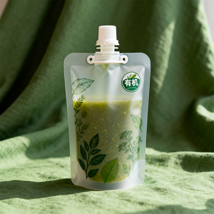 Sacchetto richiudibile con tappo trasparente facile vedere il contenuto a prova di perdite per olio di succo e <span class=keywords><strong>detergente</strong></span> - Product Image 1