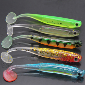 Promotion : Leurre souple en PVC multicolore avec queue en T, 9cm/5g et 7cm/2g, pour la pêche - Product Image 1