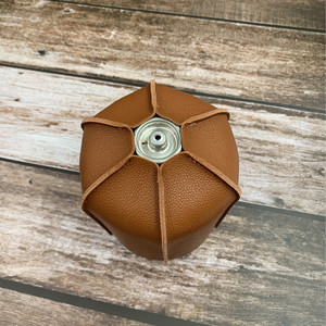 Outdoor camping gas canister cover, leather gas canister cover, camping lamp fuel canister protective cover, high-altitude - Product Image 4
