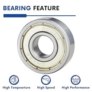 RZN ตลับลูกปืนเม็ดกลมร่องลึกสำหรับ6000zz ขนาด10*26*8มม. ตลับลูกปืนเม็ดกลมร่องลึก - Product Image 4