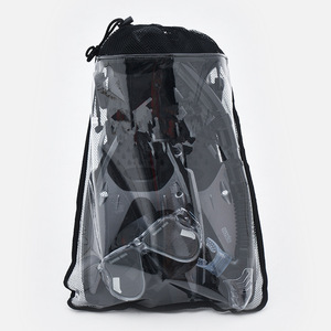 PVC Diving Mesh Bag 0.3mm Thickness <b>Drawstring</b> Swim Bag For Swimming And Water Sports Children And Adults - Product Image 3