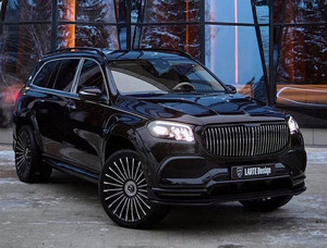 สำหรับ Mercedes-Benz GLS Maybach สภาพใหม่ ชุดแต่งคาร์บอนไฟเบอร์ LD-Style สำหรับดิฟฟิวเซอร์หน้า ชุดแต่งตัวถัง GLS อัพเกรด - Product Image 3