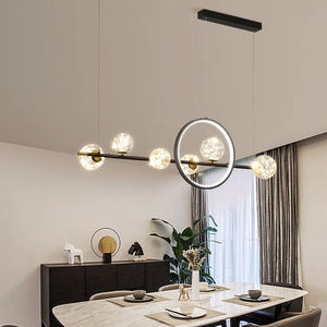 Nuevo diseño Nordic Line lámpara colgante Comedor bola de cristal nórdica LED luces colgantes - Product Image 4