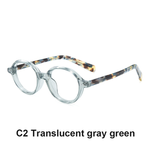 Visualmate Hot Bán TR90 và <span class=keywords><strong>Acetate</strong></span> Kính retro cổ điển Vòng kính khung người đàn ông người phụ nữ thời trang Kính mắt khung - Product Image 4