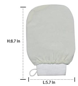 Gant de Bain Exfoliant en Viscose Personnalisé avec Logo – Nouveauté 2025 – Gant Exfoliant Corporel pour Douche - Product Image 3
