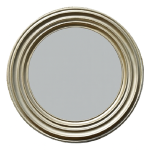 <span class=keywords><strong>Espejo</strong></span> Redondo Decorativo <span class=keywords><strong>Antiguo</strong></span> <span class=keywords><strong>con</strong></span> <span class=keywords><strong>Marco</strong></span> Dorado Bronceado para Sala <span class=keywords><strong>de</strong></span> Estar, Dormitorio y Decoración Vintage Elegante para el Hogar - Product Image 4
