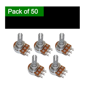 Potentiomètre rotatif 10K Ohm, résistance variable simple, potentiomètre réglable pour l'électronique DIY, circuits Arduino Raspberry Pi - Product Image 2