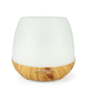 Diffuseur d'arômes à grain de bois 0,5 L, humidificateur ultrasonique avec minuterie pour la maison et le bureau - Product Image 1
