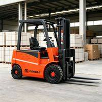 Chariot élévateur électrique compact de 1,8 tonne pour allées étroites, design compact, alimenté par batterie au lithium
