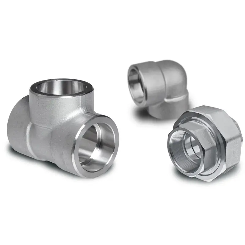 HKAA CNC Custom Durable Parts Thread Stainless steel aluminum Plumbing Fitting Nipple Adaptor Elbow Water Pipe Joint Fittings