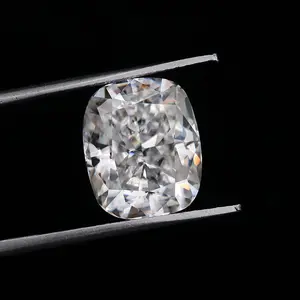 Synthetischer Diamant D-Farbe Kissenschnitt 5 * 7 mm Moissanit Edelstein 1,2 Ct Moissanit für Schmuck