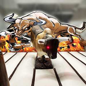 Toro Mecánico Comercial para Adultos, Máquina <span class=keywords><strong>de</strong></span> Juego Inflable Roja para Exteriores, Toro Mecánico Infantil - Product Image 6