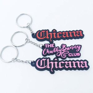 Custom Made 2D/3D Anime Soft Pvc Keychain Make Rubber <b>Key</b> <b>Chain</b> Your Logo Keyring with <b>Chain</b> - Product Image 1