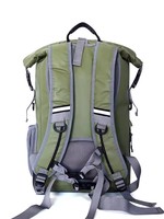 Sac à dos imperméable 30L en bâche PVC 500D avec logo client imprimé, bretelles confortables pour kayak, randonnée, camping