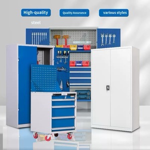 Chất lượng cao hiện đại nhiệm vụ nặng nề thép công cụ lưu trữ tủ với kệ và ngăn kéo cho hội thảo và kho - Product Image 3