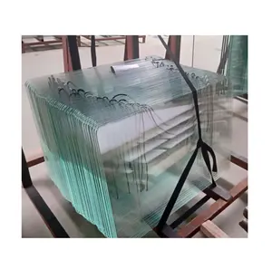 Costruzione di sicurezza vetro temperato vetro temperato fornitore di prezzi di fabbrica e ponte di vetro vidrio templado