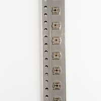 Connecteur coaxial RF Molex MCRF 50 Ohms, prise verticale pour carte PCB métallique, hauteur de montage 1,25 mm
