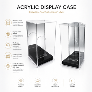 Custom Acrylic Display Case Clear Acrylic Display Box Alternative Glass Home for Collectibles <strong>Lego</strong> Figures Storage Box - Product Image 1