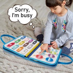 Nuevo Tablero de Actividades Sensoriales para Niños Pequeños, Juguetes Educativos para Viajes, Juguetes Montessori, Libro de Actividades de Fieltro - Product Image 6