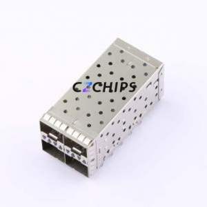 SFP 2315864 2X2Y+ Optical Module Connector Through hole Component (THT) Connector Case (Cage) SFP+ 4 With Post - Product Image 1