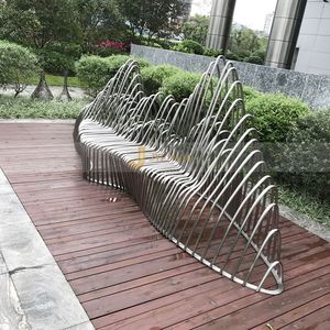 Escultura Decorativa Art Deco de Acero Inoxidable Personalizada ANW2200 para Proyectos de Diseño Artístico en Interiores y Exteriores, China - Product Image 1