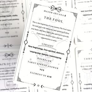 Baraja de <span class=keywords><strong>Tarot</strong></span> para principiantes, 78 cartas con guía sencilla y significados - Product Image 4