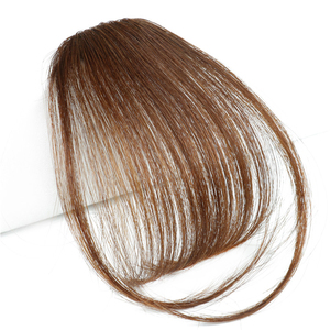 Perrue Courte Brésilienne Cheveux Humains Bob avec <span class=keywords><strong>Frange</strong></span> Clipsable pour Femme - Product Image 2
