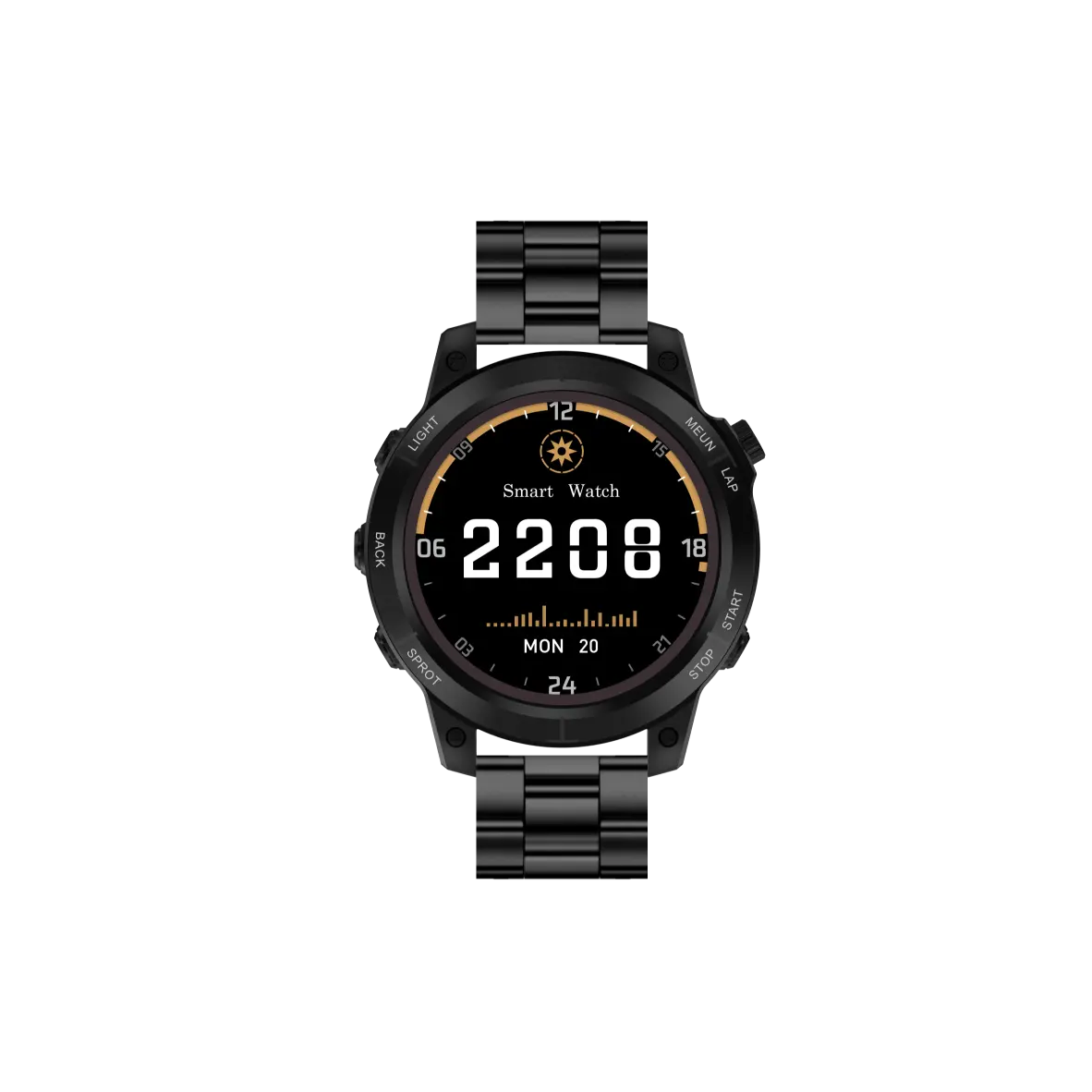 Fashion Smartwatches and Fitness Trackers Black Waterproof Digital Smartwatch Health Monitoring Brands - Trend Style